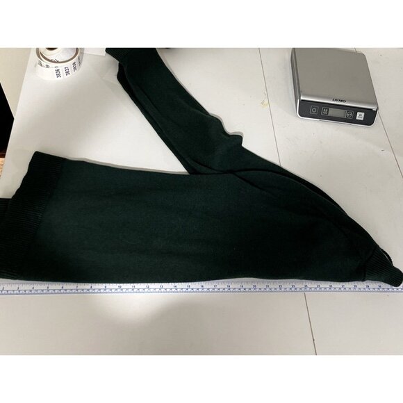 Abercrombie & Fitch Forest Green Cotton-Cashmere-Blend Pullover Mens Size M - Picture 9 of 10